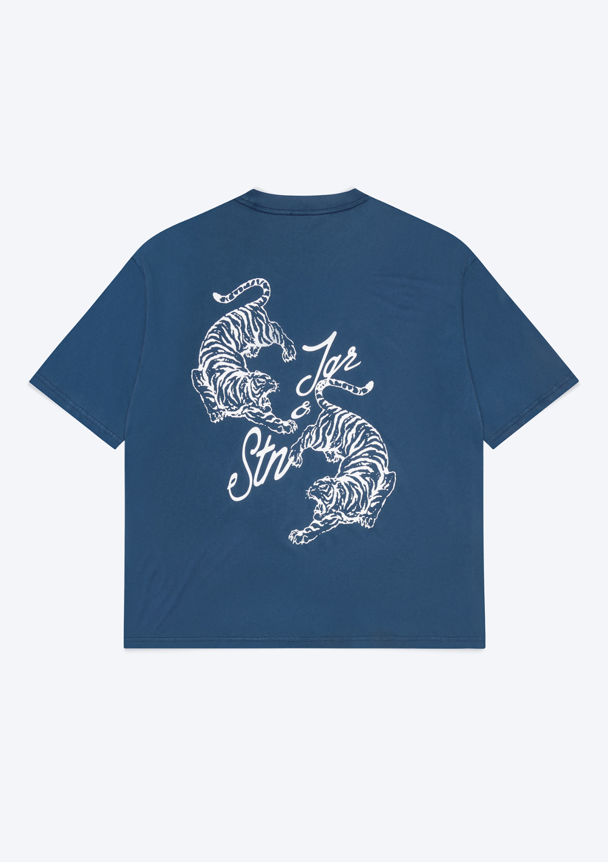 Tiger Oversized Tee - Navy