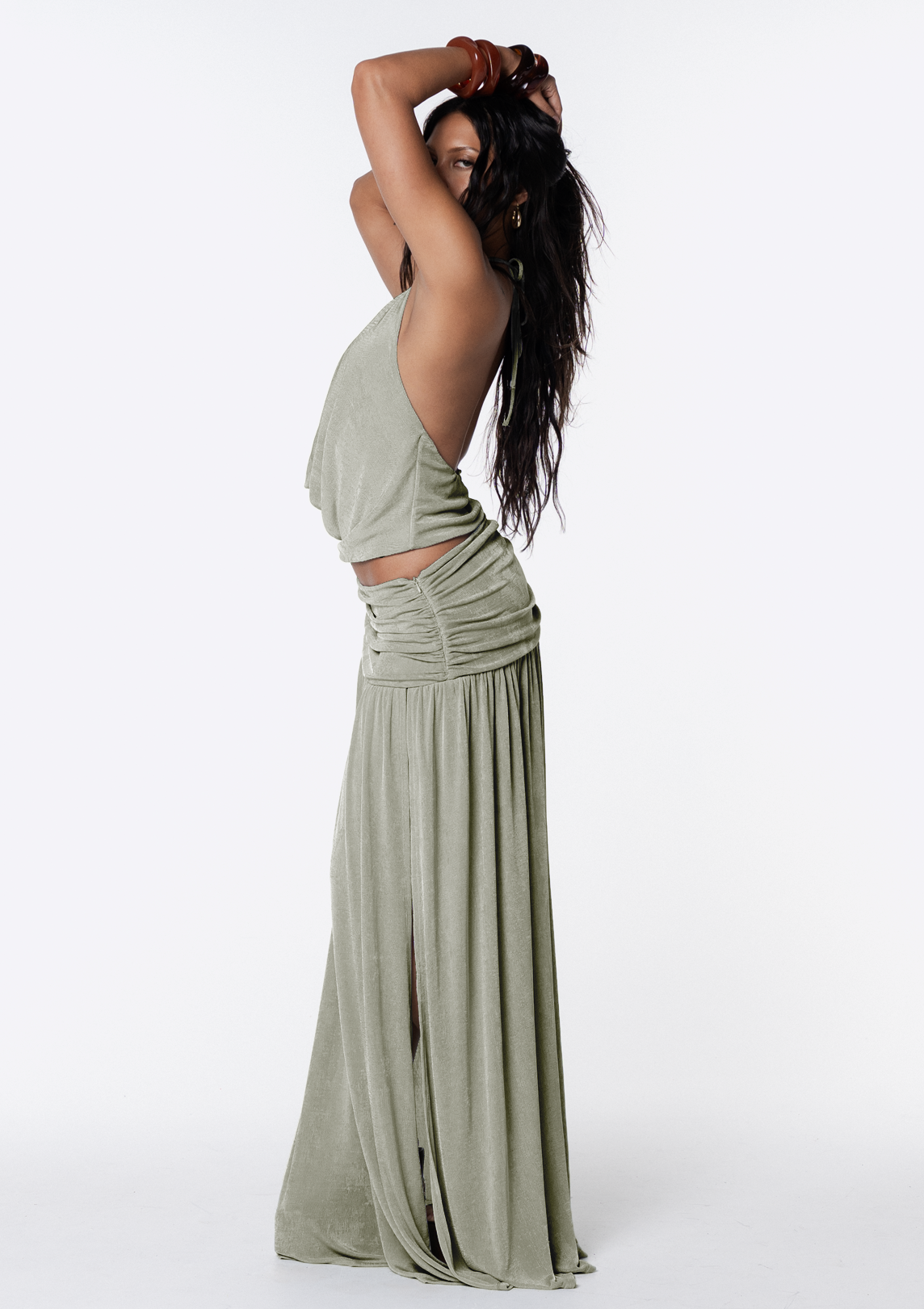 Maria Maxi Skirt - Sage