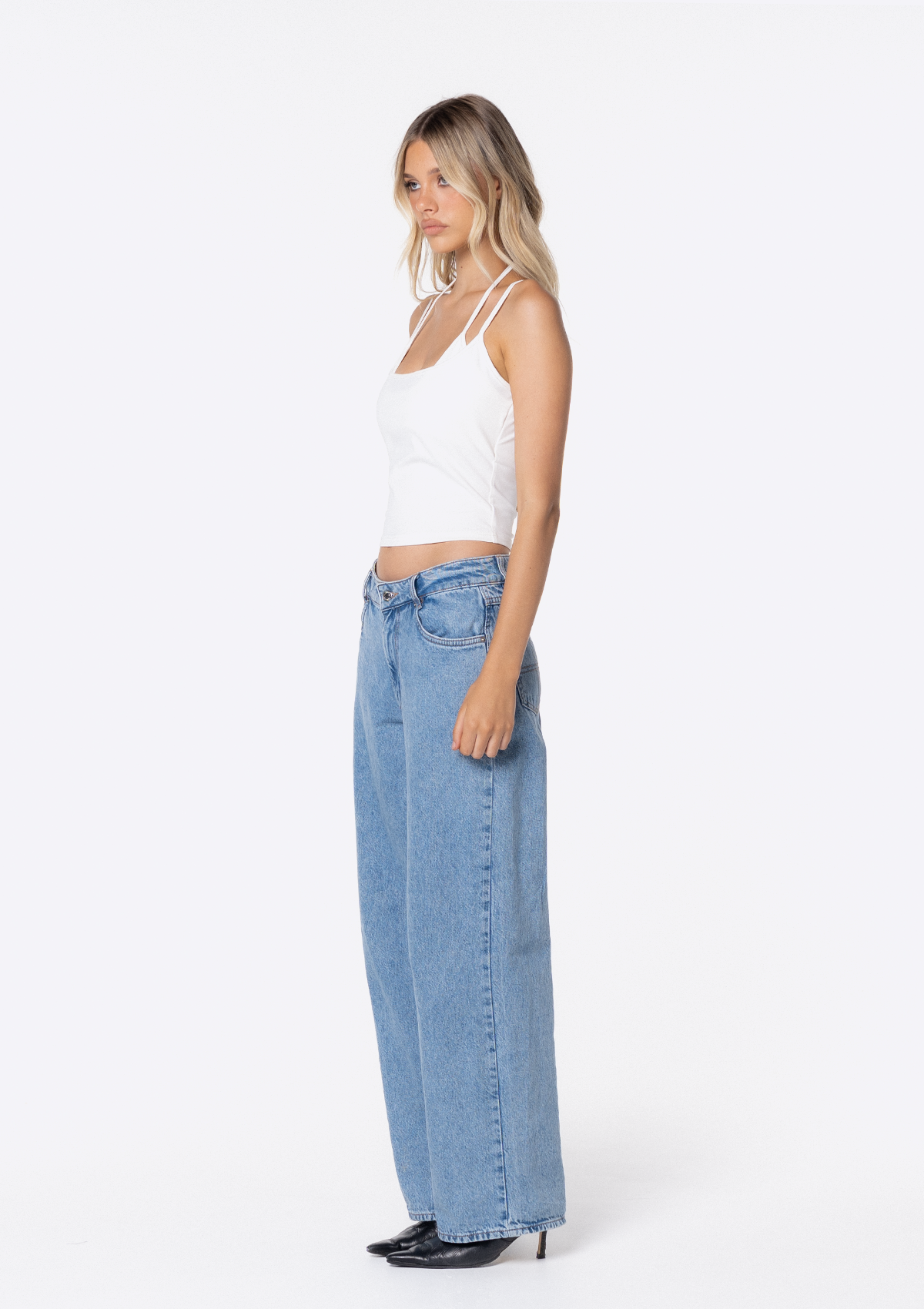 Vintage Mid Rise Baggy Jean