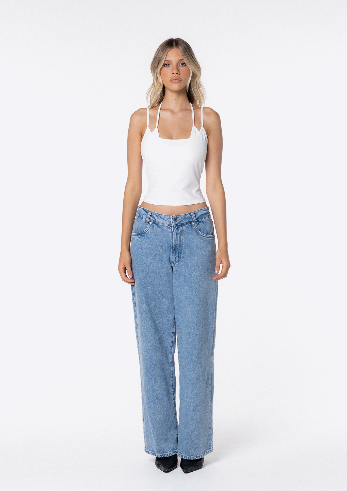 Vintage Mid Rise Baggy Jean
