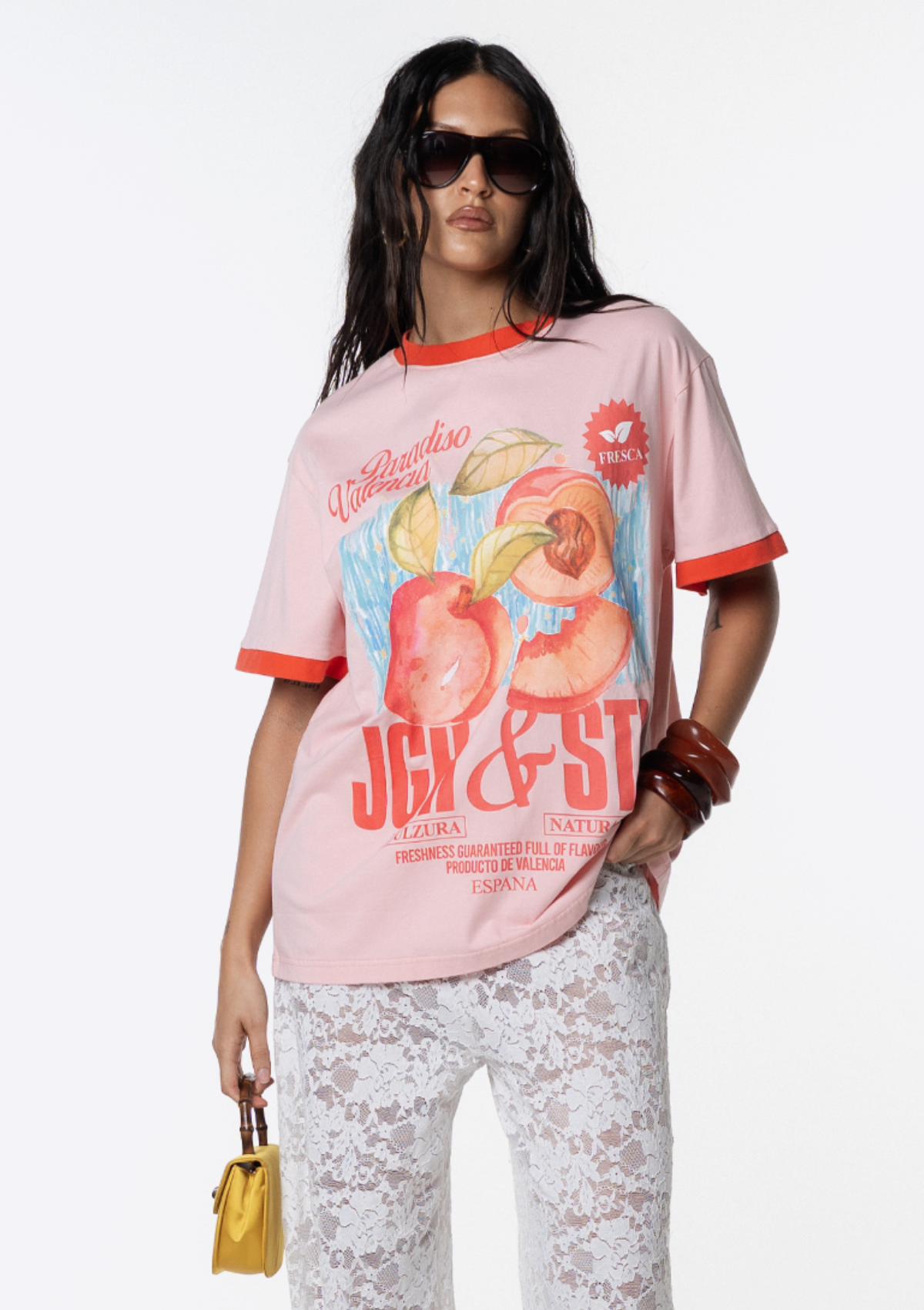 Peaches Oversized Tee