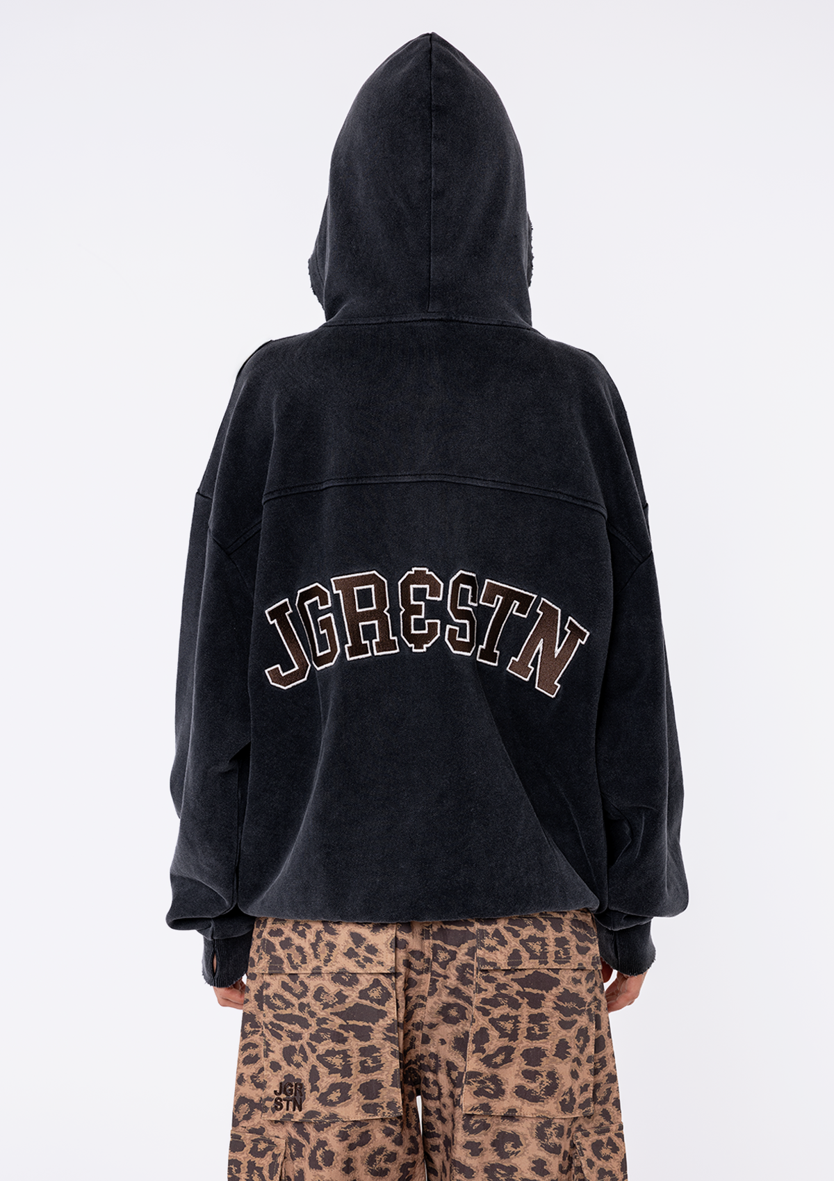 CHASE OVERSIZED ZIP UP HOODIE