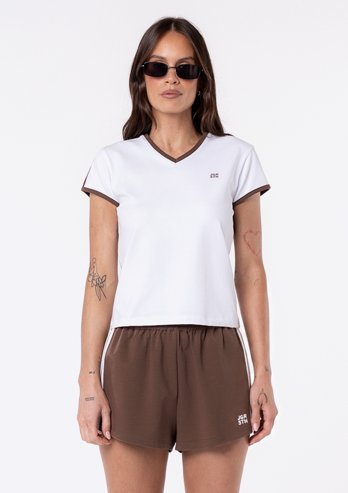 Sadie 90's V Neck Tee
