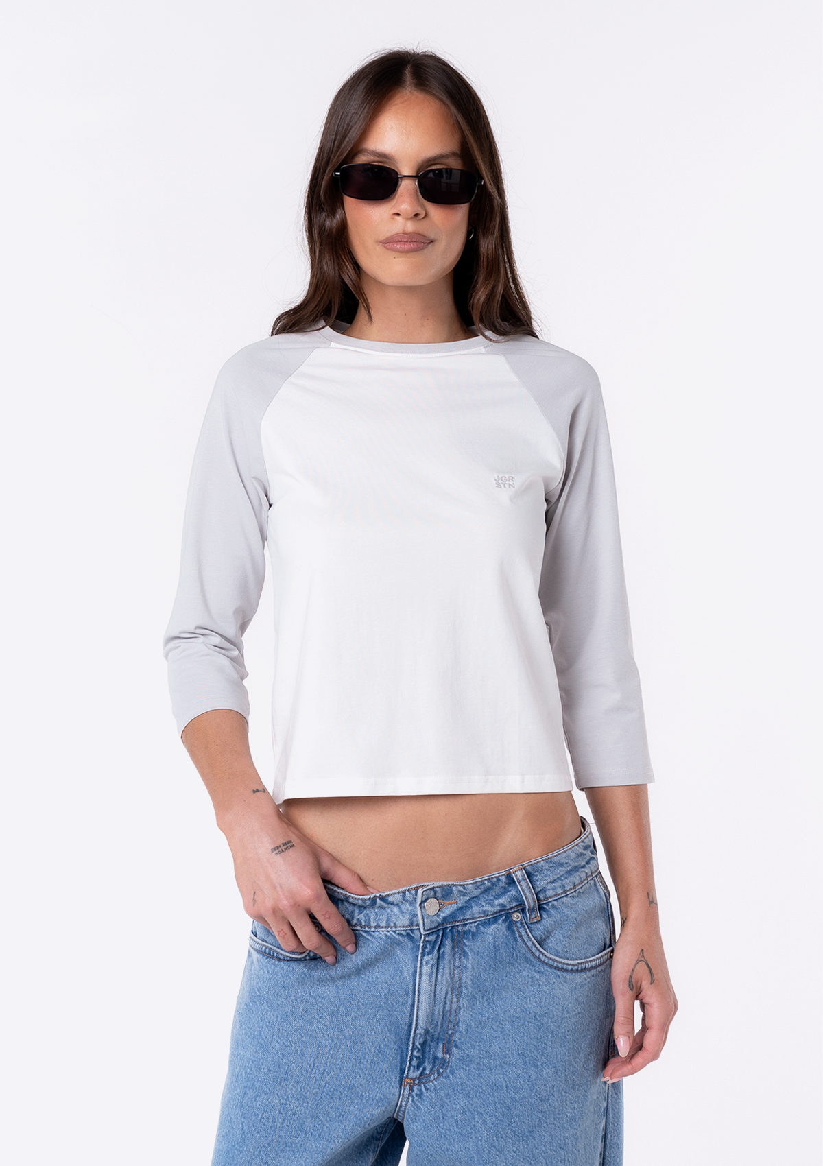 Sadie 90's 3/4 Sleeve Raglan Tee