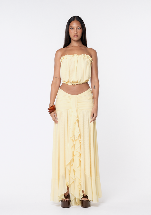 Fate Maxi Skirt - Butter