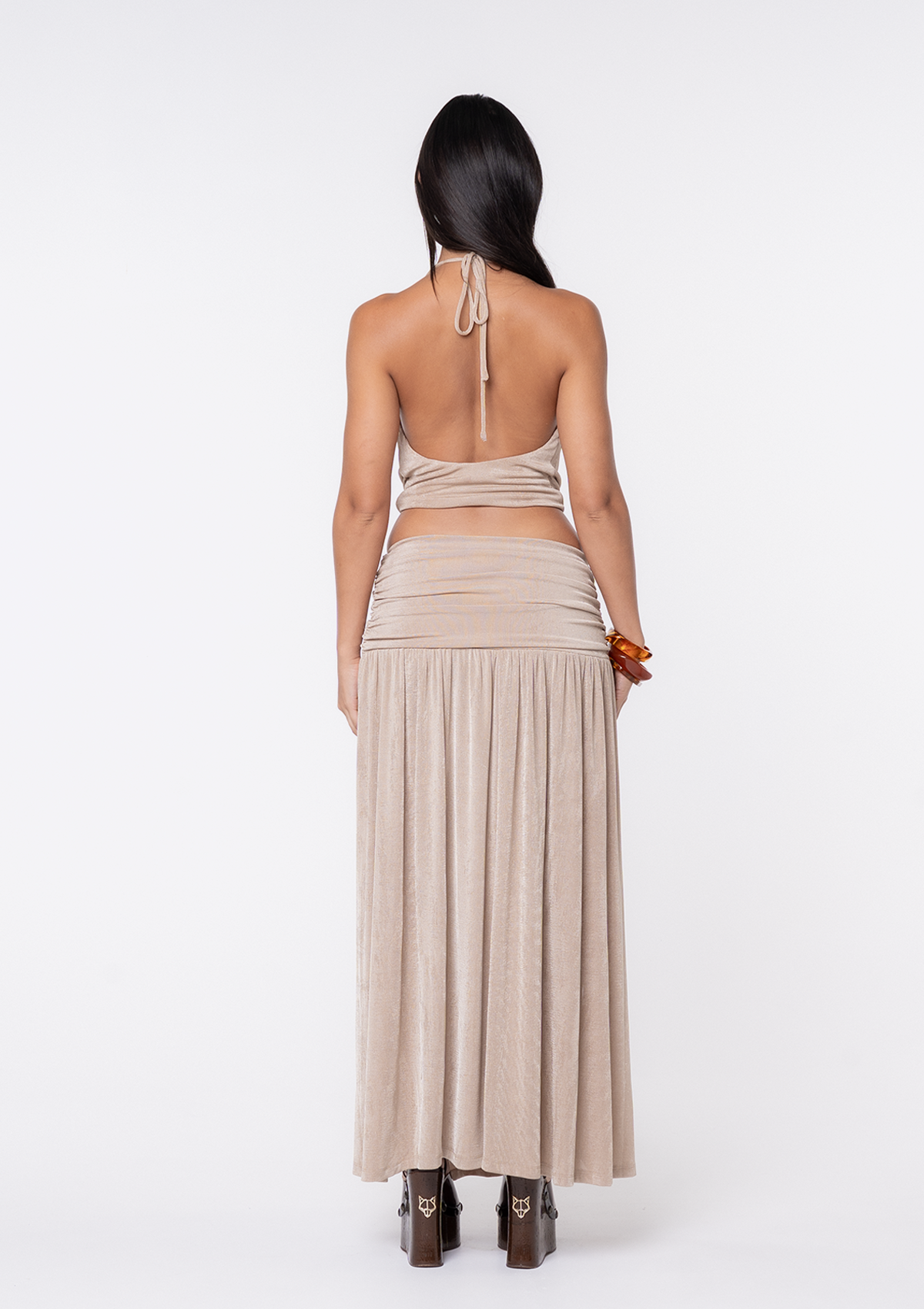 Maria Halter Top - Gold