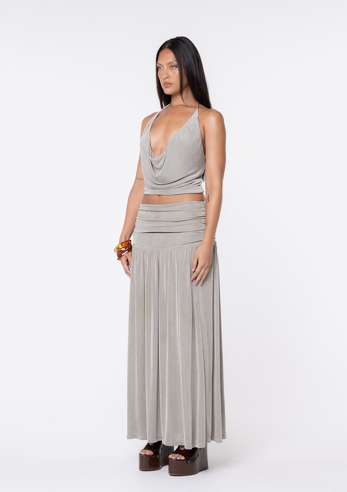Maria Halter Top - Sage