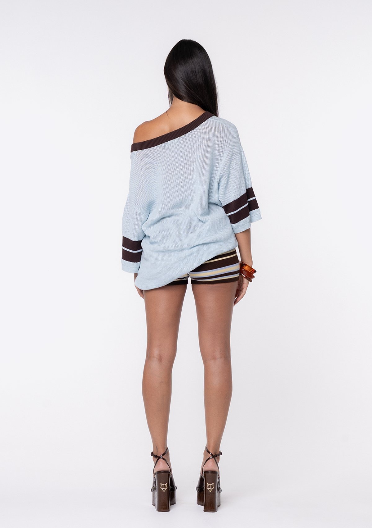 Katie Knit Jersey - Blue