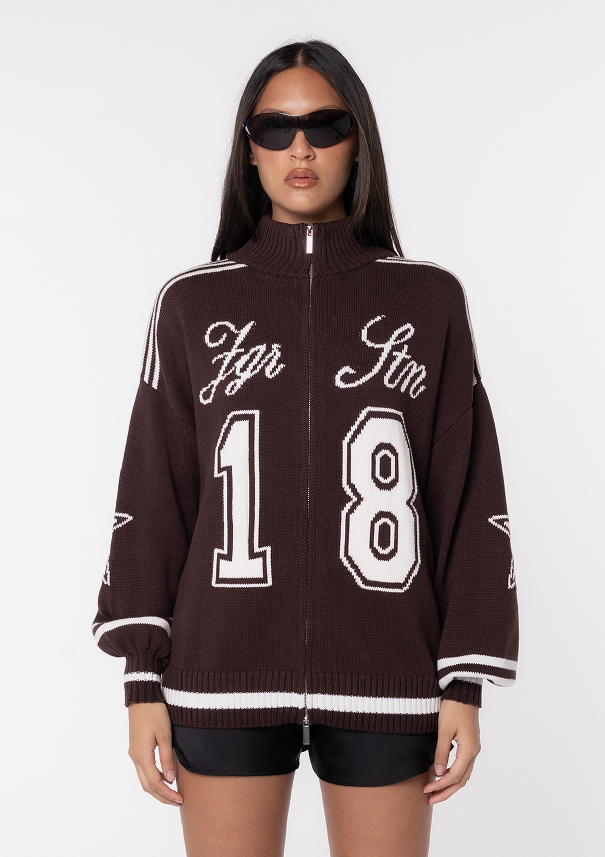 Midnight Muse Knit Bomber