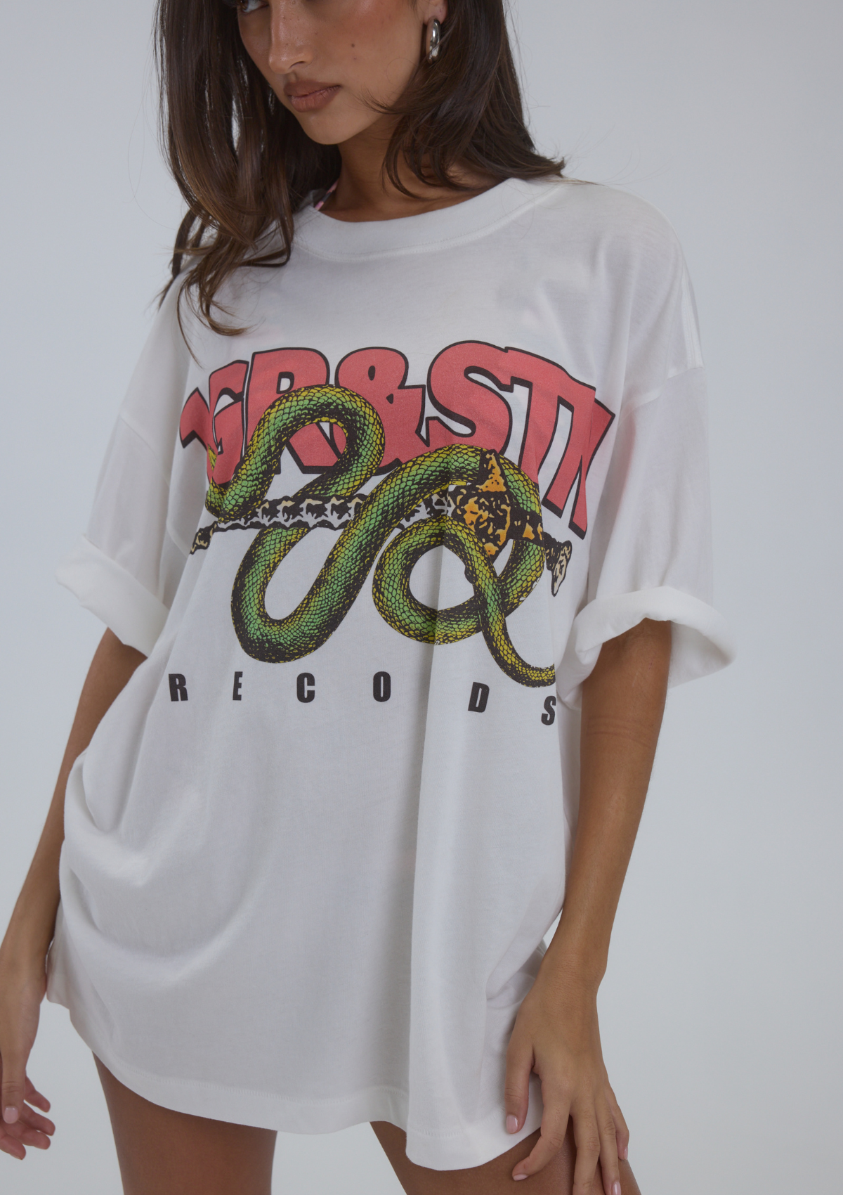 Records Oversized Tee