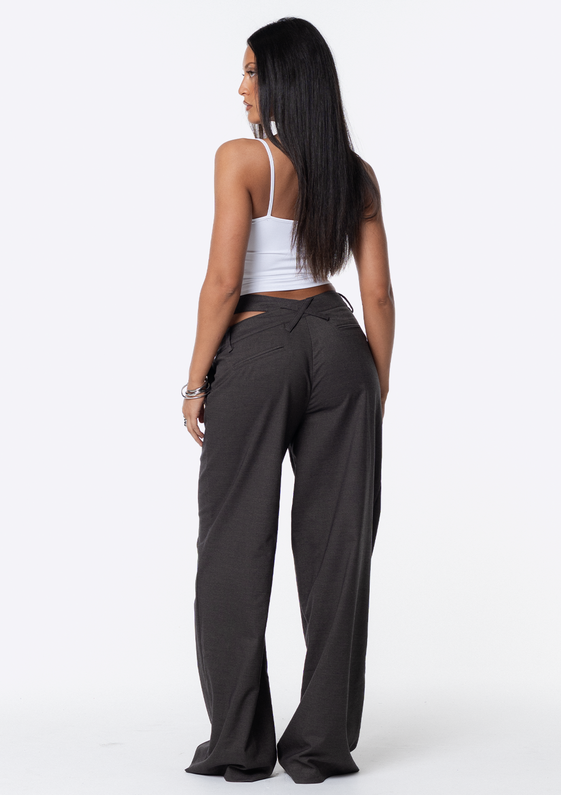 Frankie Asym Pant - Grey