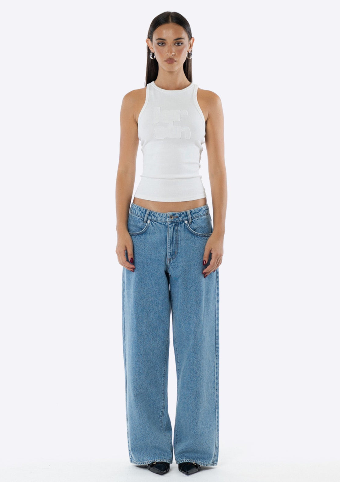 Vintage Mid Rise Baggy Jean