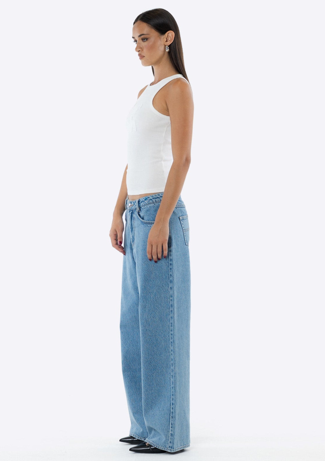 Vintage Mid Rise Baggy Jean
