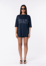 Navy oversized T-shirt – Arizona Oversized Tee, view 2 of 4