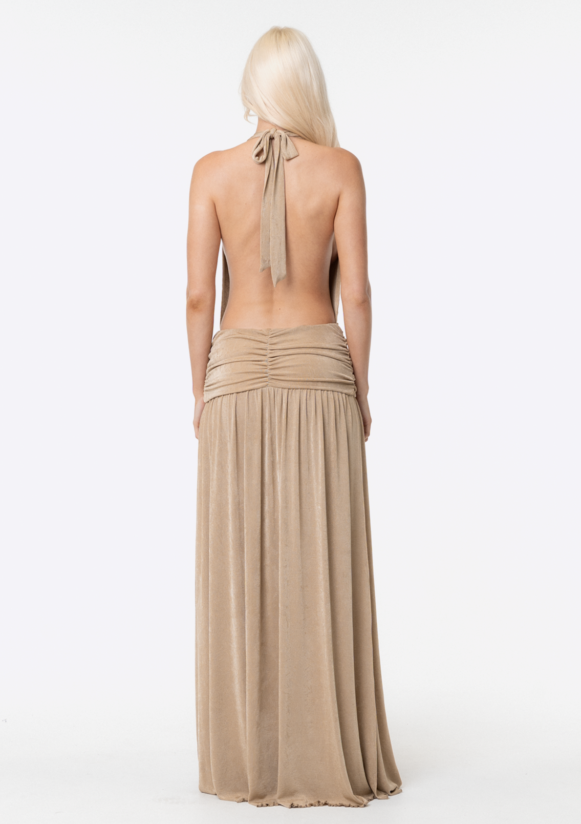 Elena Backless Maxi Dress