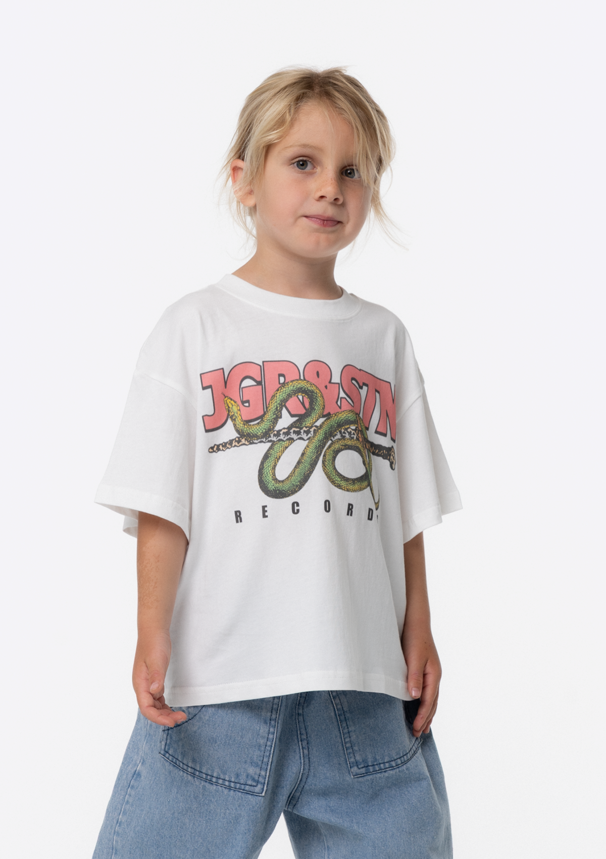 Records Kids Oversized Tee