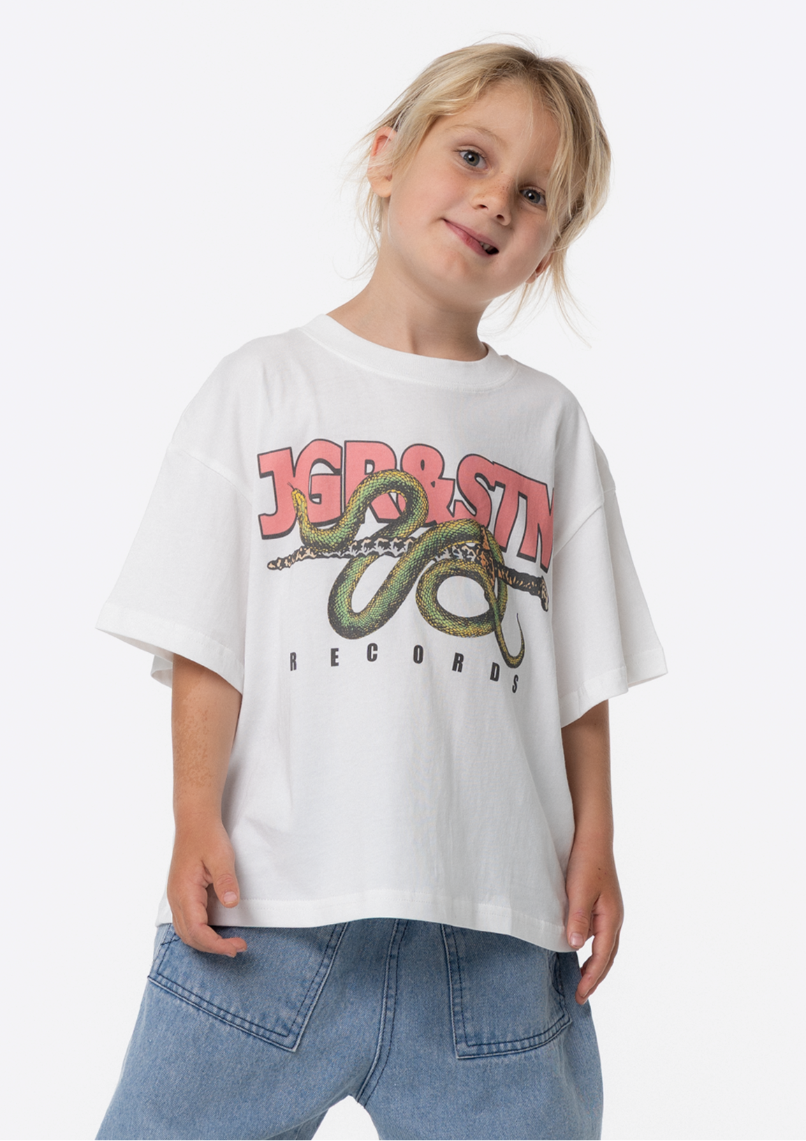 Records Kids Oversized Tee