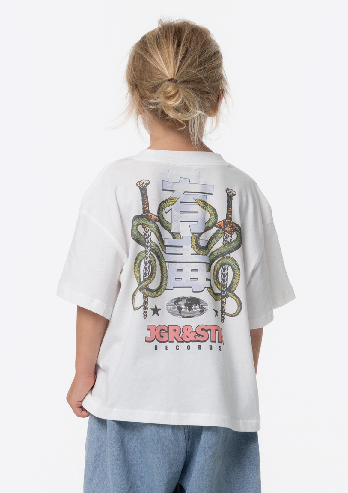 Records Kids Oversized Tee