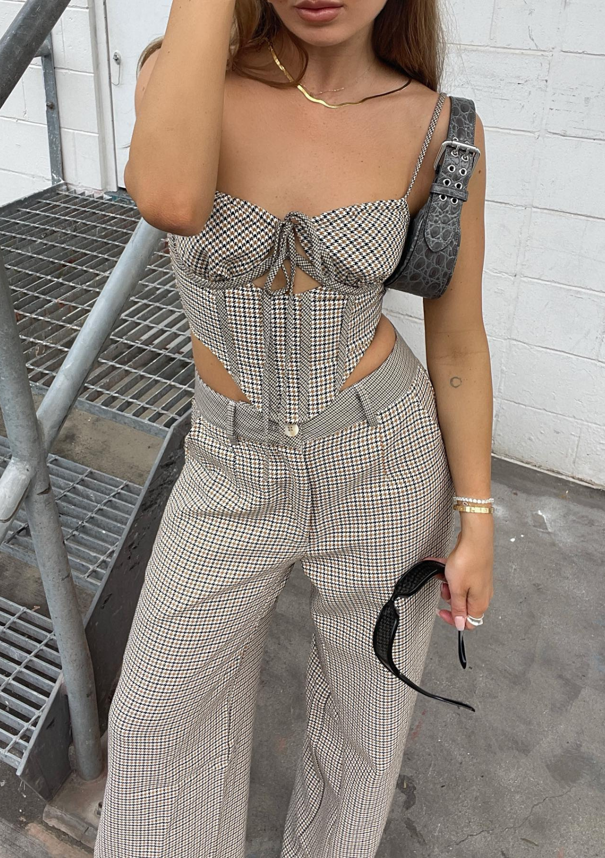 The Dylan Houndstooth Trouser